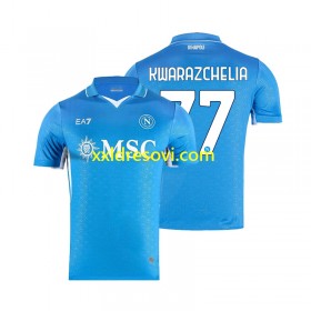 SSC Napoli Khvicha Kvaratskhelia 77 Domaći Nogometni Dres 2024-2025
